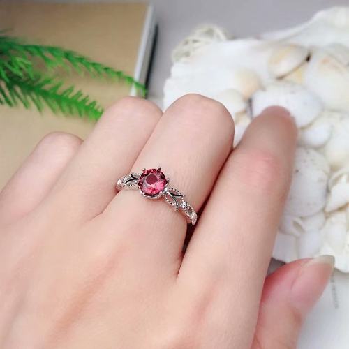 S925银镀18K金戒指空托DIY