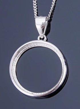 s925银包吊坠16*16空托