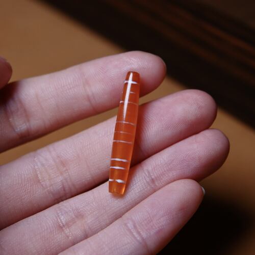 千年红玉髓九线管珠全品超润文玩pyu玛瑙念珠顶珠链珠手串配珠