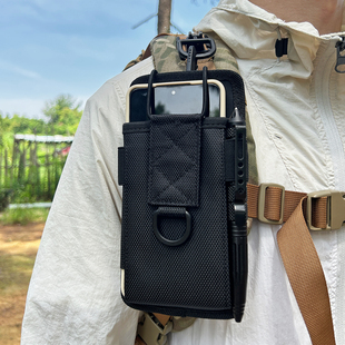 登山包肩带挂包手机收纳包户外徒步背包外挂专用扩展挂袋手机袋