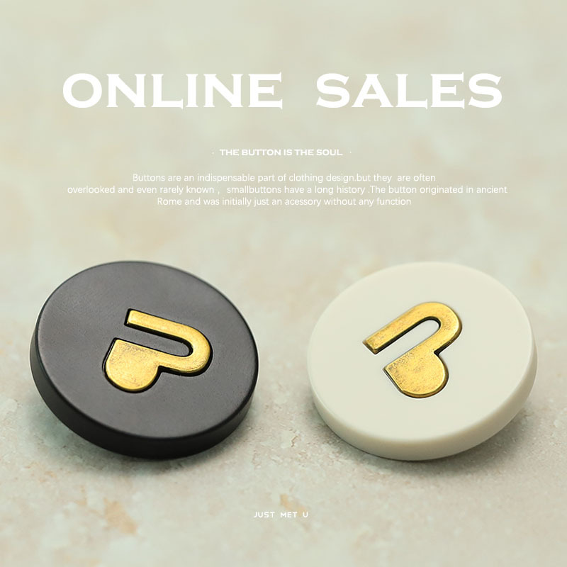 【艺森】小香名媛风古铜爱心黑白