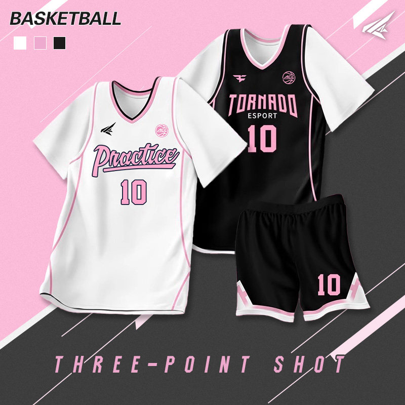 假两件篮球服套装学生团体定制