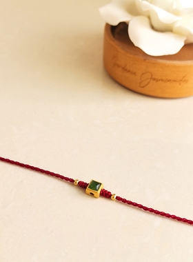 Yosis原创手工和田碧玉手绳