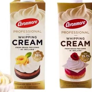 爱尔兰进口艾恩摩尔淡奶油1L动物性稀奶油烘焙蛋糕裱花蛋挞原材料