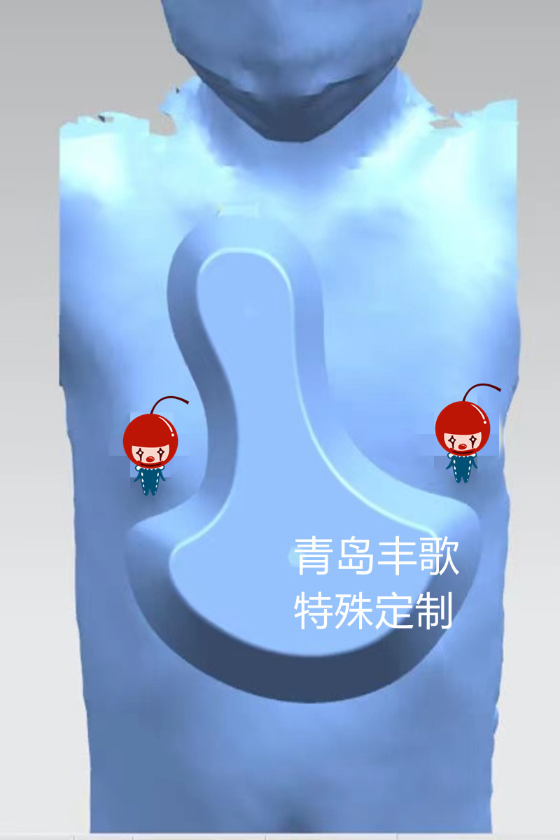 青岛丰歌新款漏斗胸负压吸盘扁平胸不对称女特殊凹陷矫形量身定制