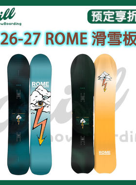 2627款ROME单板滑雪板Stale Crewzer公园刻滑平花自由式全地形
