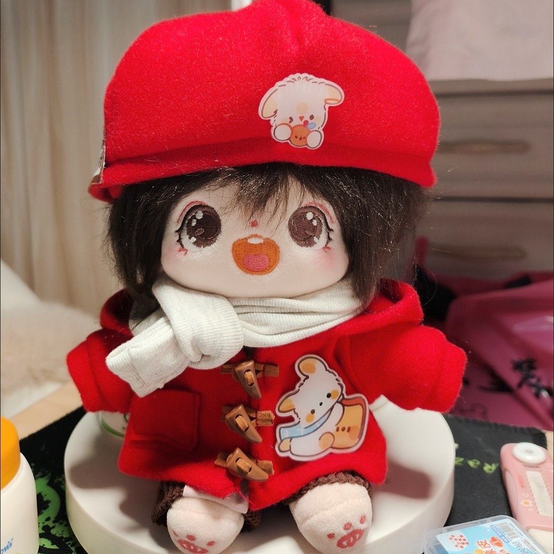 20cm拜年服棉花娃娃换装中式套装玩偶公仔替换可爱属性中国风冬季,模玩/动漫/周边/娃圈三坑/桌游,棉花娃娃/毛绒玩具娃衣,淘宝优惠券,粉丝福利购,淘宝优惠卷