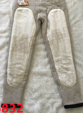 2025雅喜达6832女高腰黑棉面羊毛三层加厚加肥加膝打底保暖裤大冬