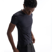 立体剪裁拼接运动健身打底短袖 速干吸湿 T恤 BEVAN