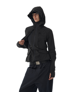 BEVAN UP丨UPF50+ 弹力面料掀盖式多袋机能风合身防晒衣 男女同款