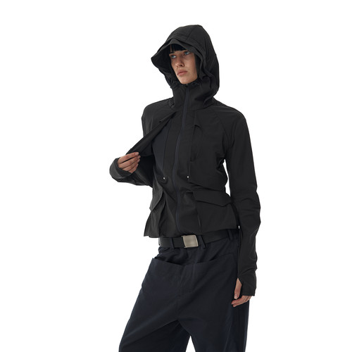 BEVAN UP丨UPF100+弹力面料掀盖式多袋机能风合身防晒衣 男女同款