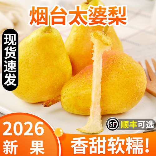 正宗烟台太婆梨现货速发！