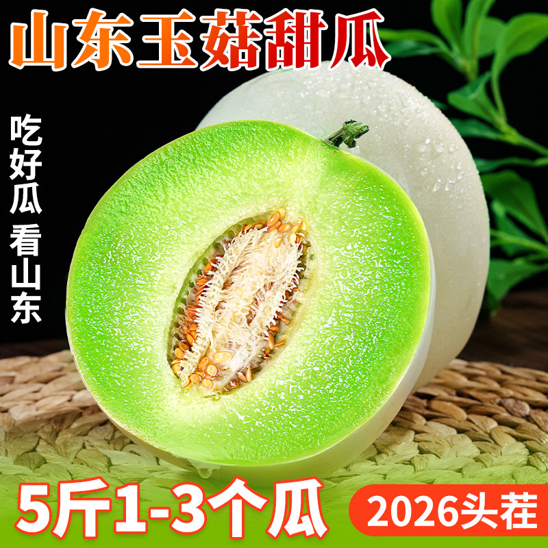 冰淇淋玉菇甜瓜5斤新鲜水果当季甜瓜正宗小香瓜脆甜小蜜瓜包邮