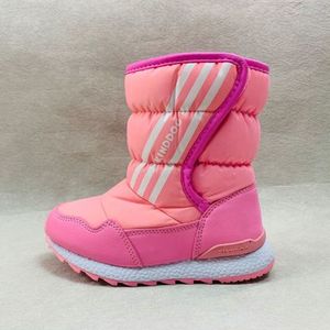 冬季男女童雪地靴儿童冬靴加绒加厚防水防滑棉靴微瑕疵