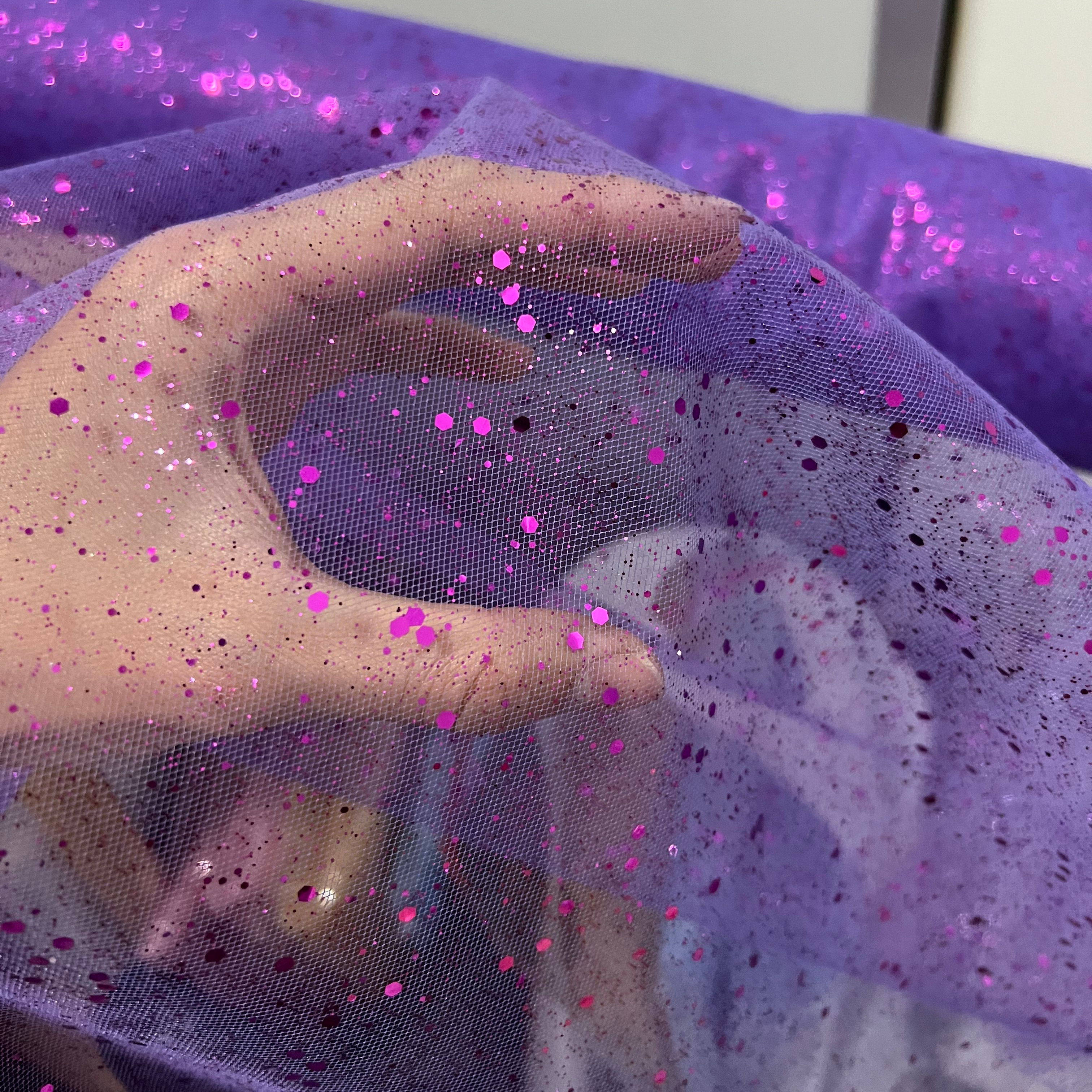 BlingBling网纱婚纱背景布DIY