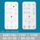 1197 99AB新款 防水智能马桶RA 适用于箭牌AKB1196 0102 00遥控器