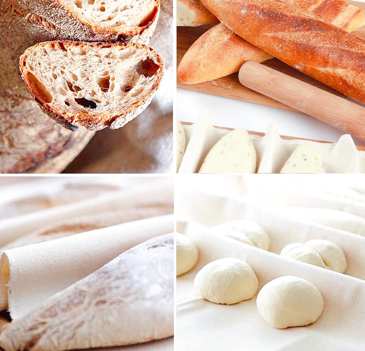 面包发酵无味不漂白打褶烘焙石板