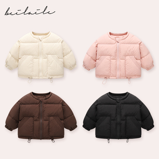 【高充绒量】【杜邦三防羽绒外套】婴儿童连体衣服宝宝羽绒拜年G2