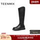 靴皮靴2025冬新款 天美意复古厚底骑士靴长靴女鞋 高筒时装 CFT80DG5