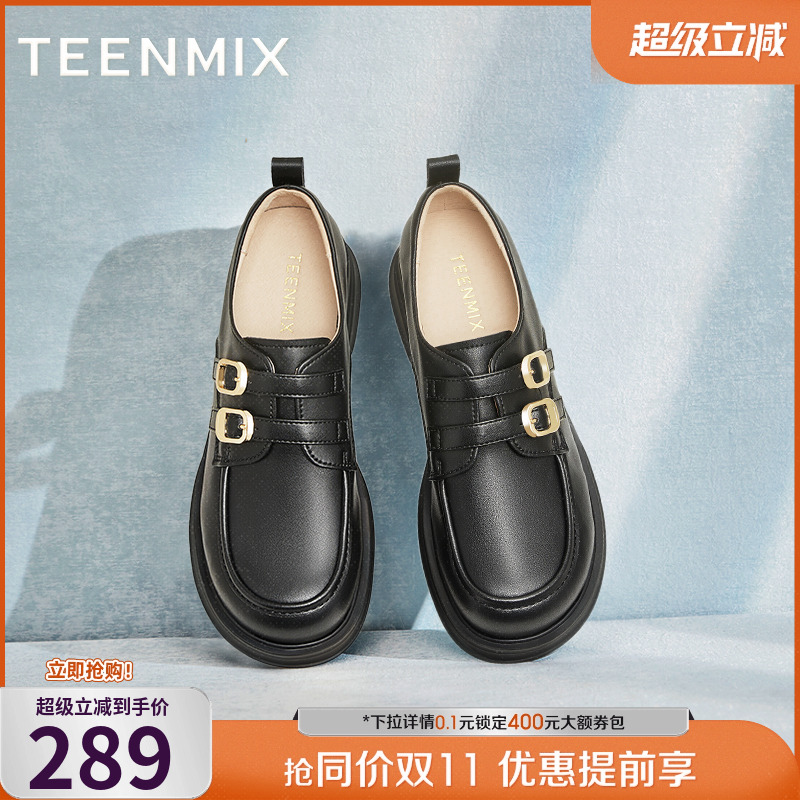 2024皮鞋天美意英伦风
