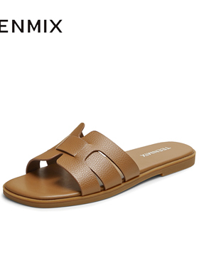 天美意一字拖海边度假平底拖鞋女外穿休闲凉拖夏季新款BL461BT5