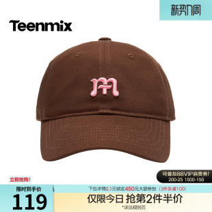 HAT01AP6 商场同款 天美意撞色百搭情侣鸭舌帽女棒球帽2026春季 新款