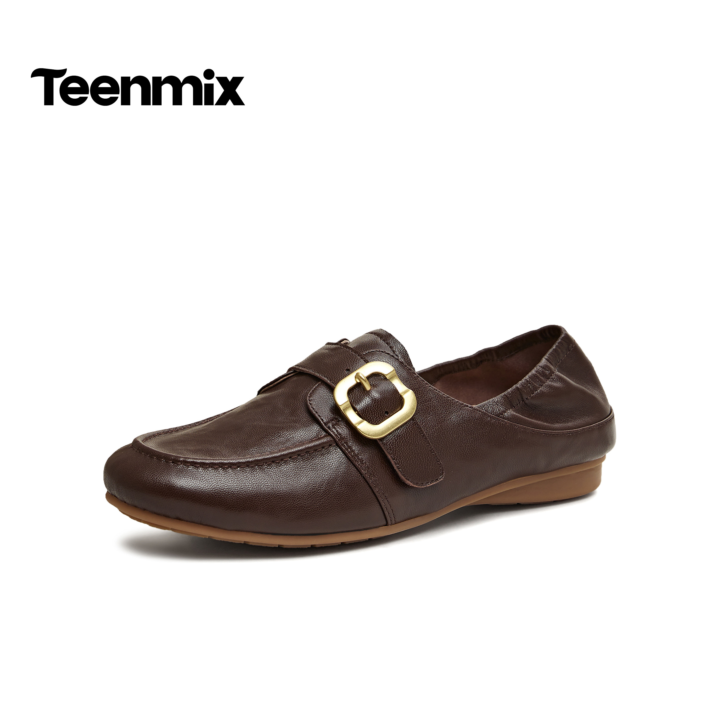 天美意复古英伦乐福鞋平底鞋单鞋女两穿小皮鞋2026春新款KE084AA6,女鞋,乐福鞋（豆豆鞋）,淘宝优惠券,粉丝福利购,淘宝优惠卷