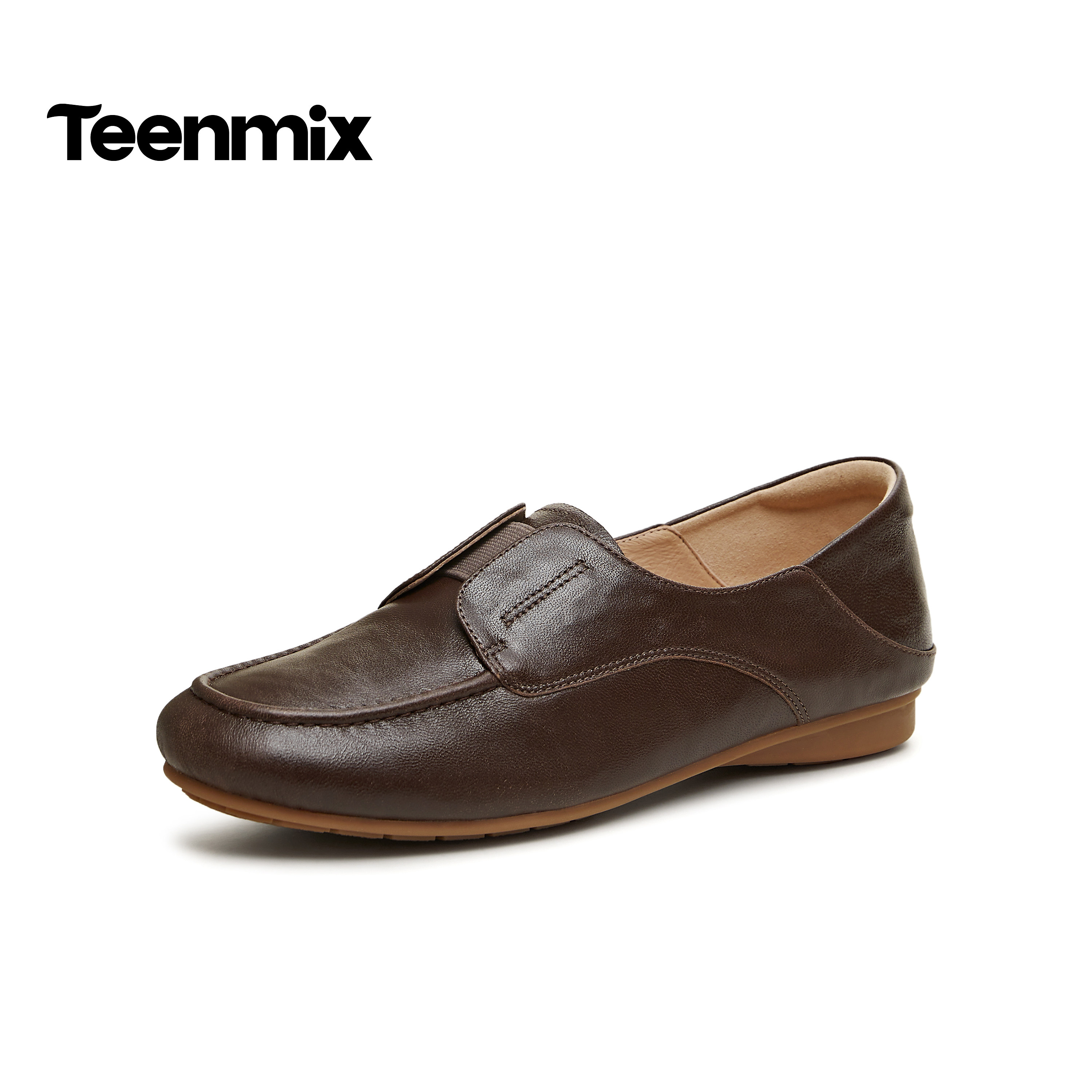 天美意复古软底乐福鞋平底单鞋女一脚蹬小皮鞋2026春新款AG016AA6,女鞋,乐福鞋（豆豆鞋）,淘宝优惠券,粉丝福利购,淘宝优惠卷