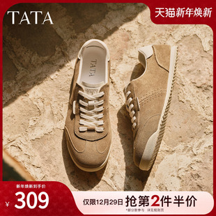 透气运动鞋 TATA他她男鞋 新款 舒适百搭休闲鞋 PFG01CM5 2025年冬季