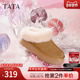 Tata他她牛奶面包雪地靴女靴子冬加绒厚底棉鞋 保暖毛毛勃肯鞋 子