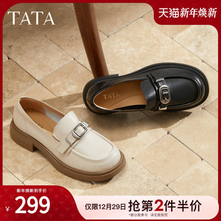 2025新款 真皮圆头鞋 新款 休闲鞋 子女CK601CA5 时尚 TATA他她乐福鞋