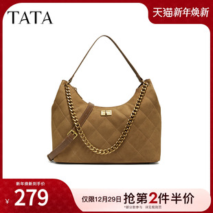 TATA他她超火托特包2025冬季 简约通勤女士质感手提包LB340CX5 新款