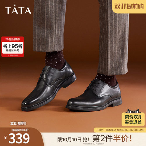 TATA舒适商务休闲皮鞋