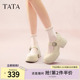 女春季 通勤单鞋 新款 JK鞋 7DK01AQ5 厚底小皮鞋 TATA他她黑色玛丽珍鞋