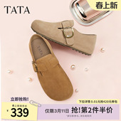 2026春季 百搭深口鞋 新款 内增高时尚 子CUG09AM6 勃肯鞋 TATA他她女鞋