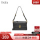 TATA他她气质通勤小方包女包包休闲黑色单肩包斜挎包新款 X3363DX4