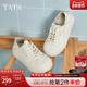小白鞋 透气板鞋 女款 TATA他她薄款 2025春季 新款 女休闲鞋 子CT701BM5