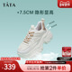 运动鞋 Tata他她网面厚底增高老爹鞋 女加绒显脚小薄款 百搭WOG01AM5