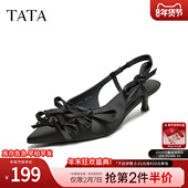 女款 简约包头新款 夏季 TATA他她凉鞋 2025商场同款 时尚 鞋 子CK402BH5