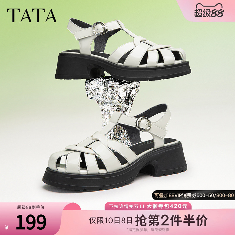 TATA/他她2023罗马凉鞋