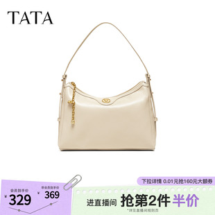 商场同款 轻奢质感腋下包高级感X3581BX6 新款 TATA他她女包2026夏季