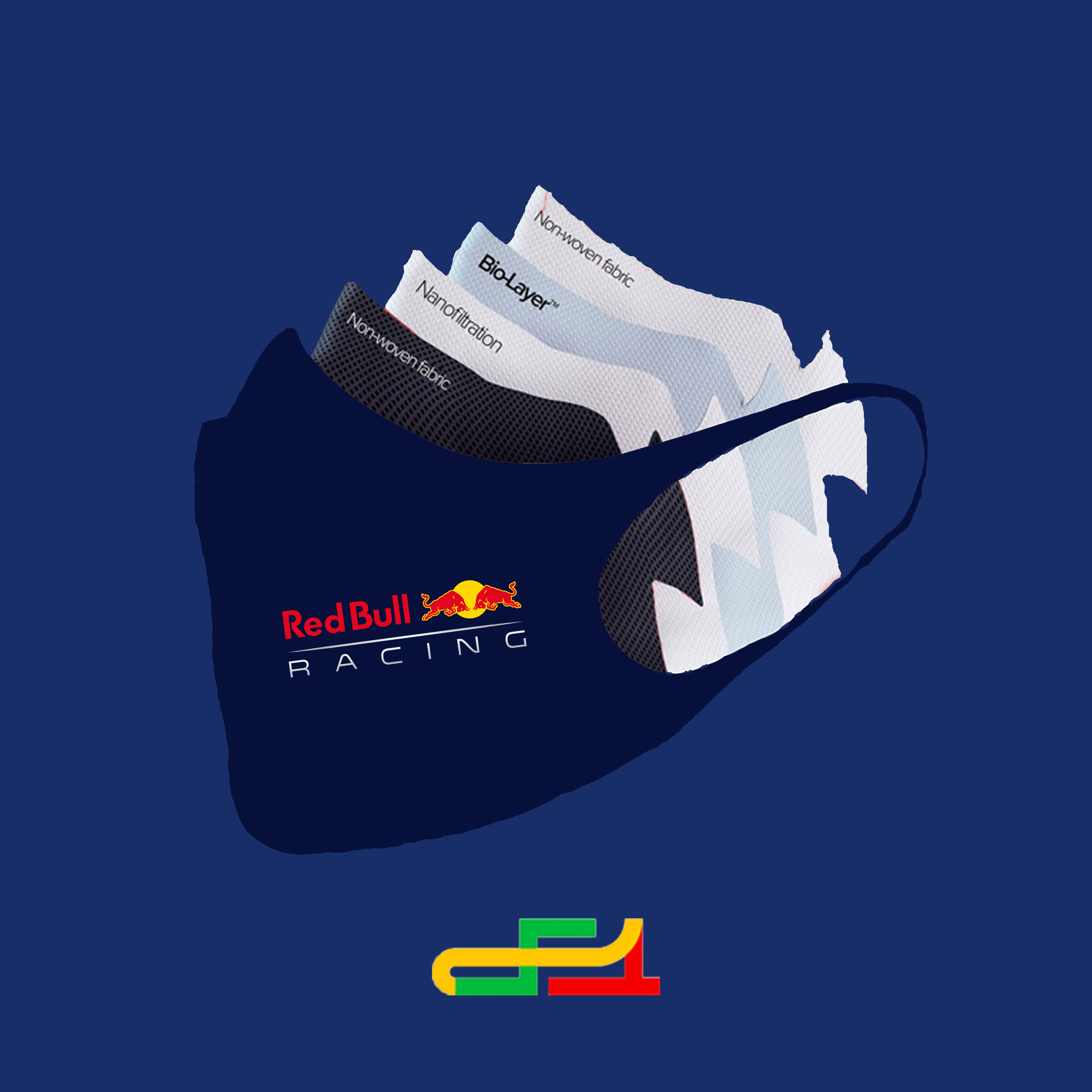 redbull红牛车队口罩同款赛车服