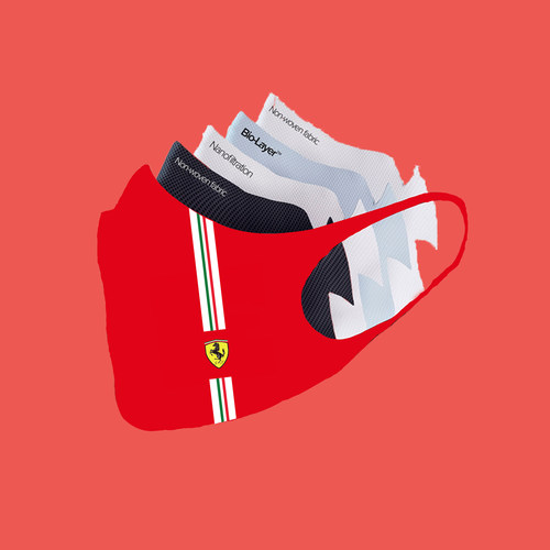 法拉利f1车队口罩迈凯轮赛车服
