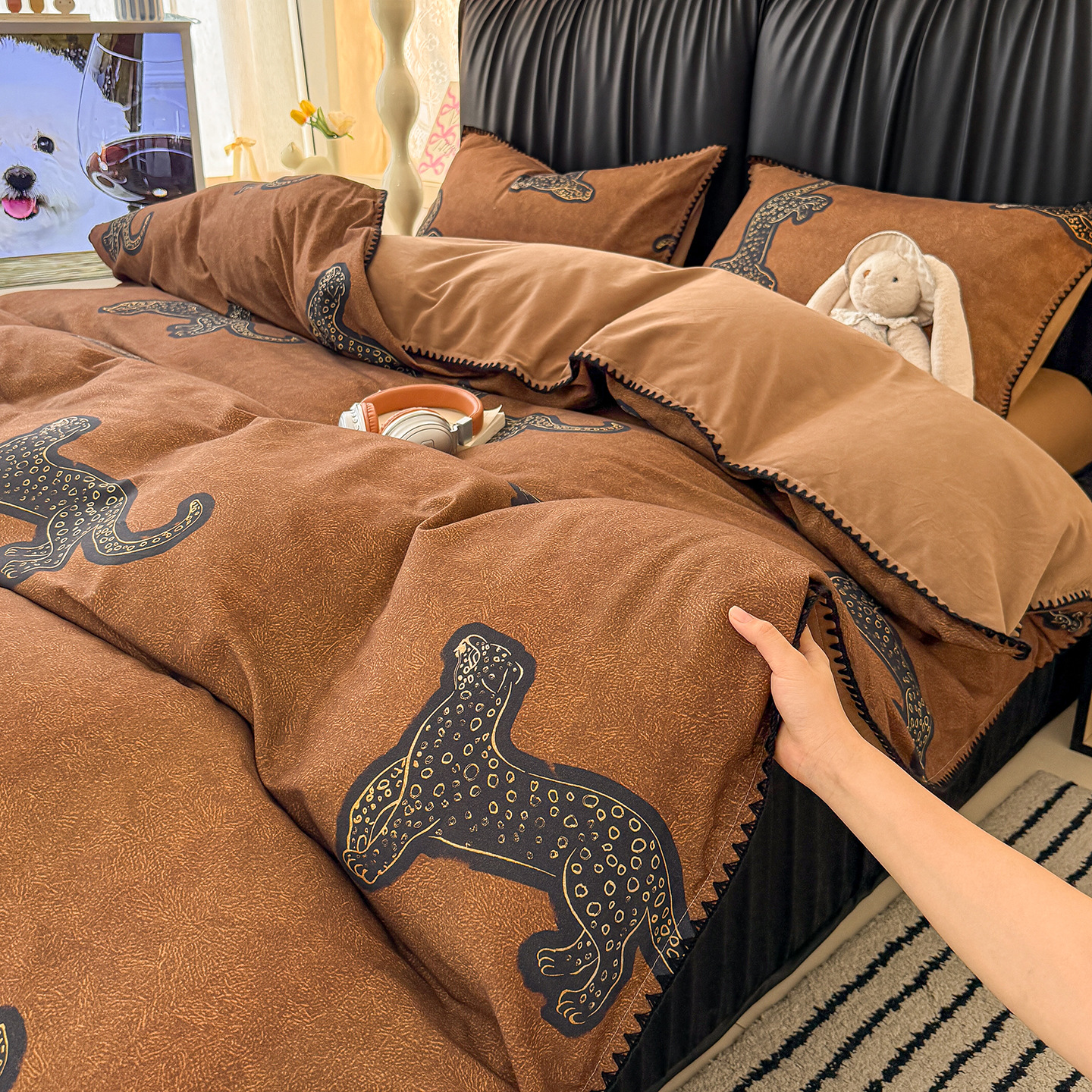 高端轻奢全棉床上四件套A类