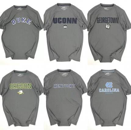 NCAA速干衣杜克投篮服健身服跑步美式篮球T恤训练高弹力+买三送一