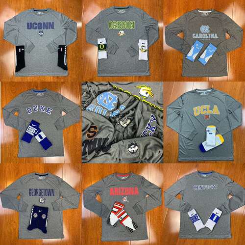 ncaa跑步篮球长袖健身服买三送一