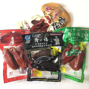 隆福鸡翅福隆卤味翅膀乡吧佬鸡腿温州乡巴佬特产休闲童年怀旧零食