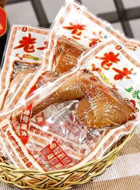 老李五香鸡腿温州乡巴佬卤味特产乡吧佬鸡翅整箱批发怀旧零食小吃