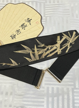 刺绣腰封女束腰配裙子汉服新中式国风弹力腰带装饰连衣裙半裙复古
