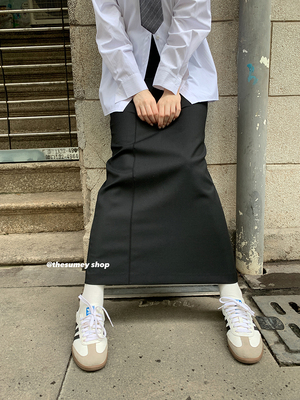 休闲半身裙秋百搭高腰包臀裙